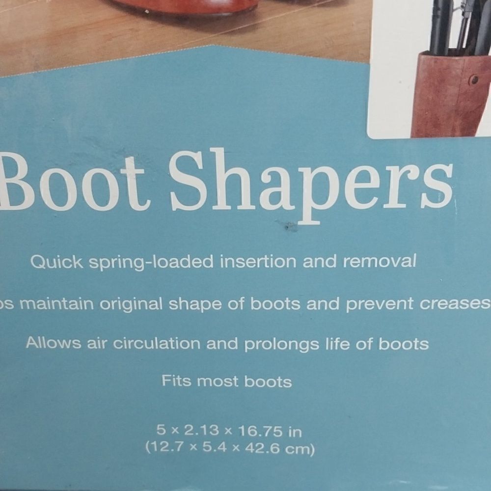Whitmor Boot Shapers...NIP.... One Set Only - Picture 3 of 5